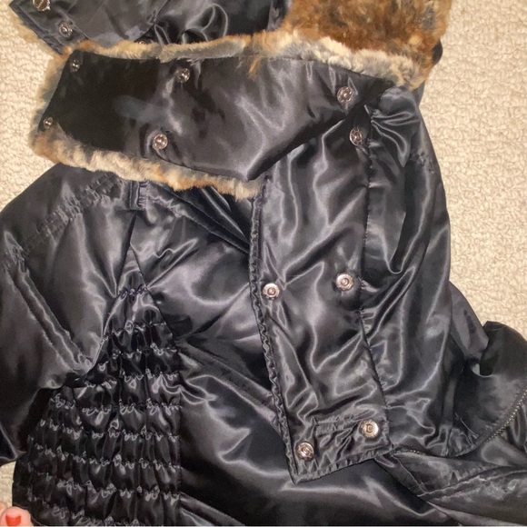 Laundry by Design Natural Fur Collar Coat Size Medium - Picture 6 of 7